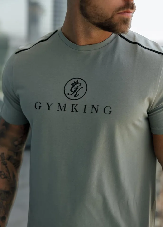 Gym King TShirts Men Pro Logo Tee V2 8211 Khaki