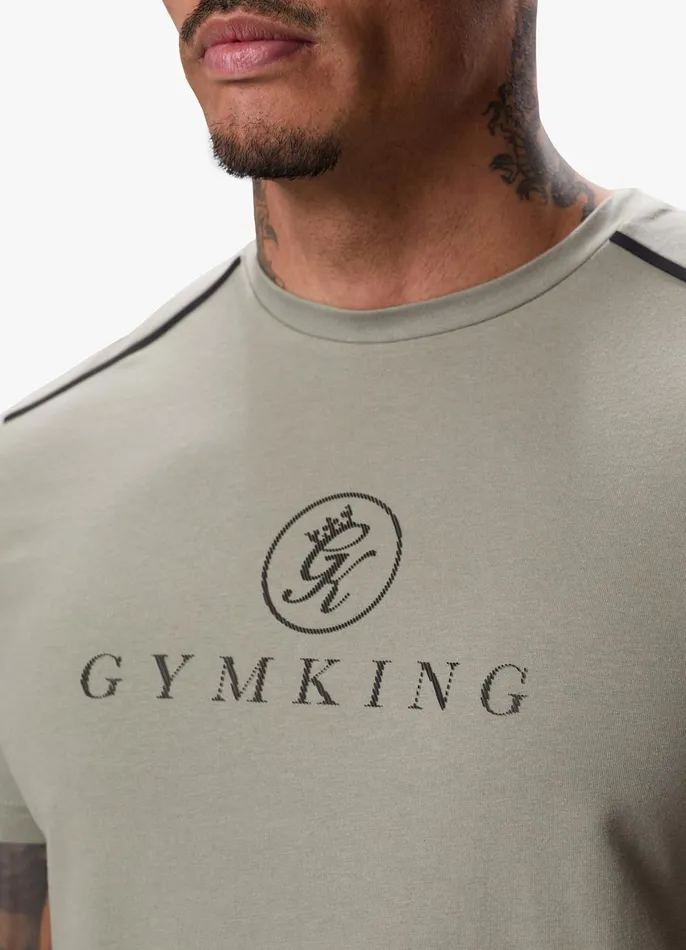 Gym King TShirts Men Pro Logo Tee V2 8211 Khaki