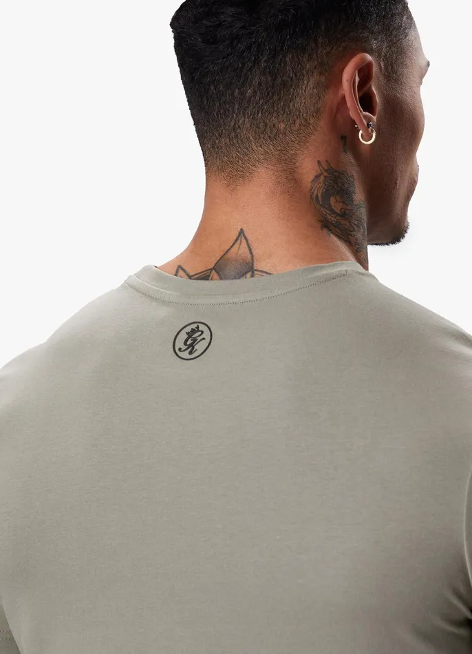 Gym King TShirts Men Pro Logo Tee V2 8211 Khaki