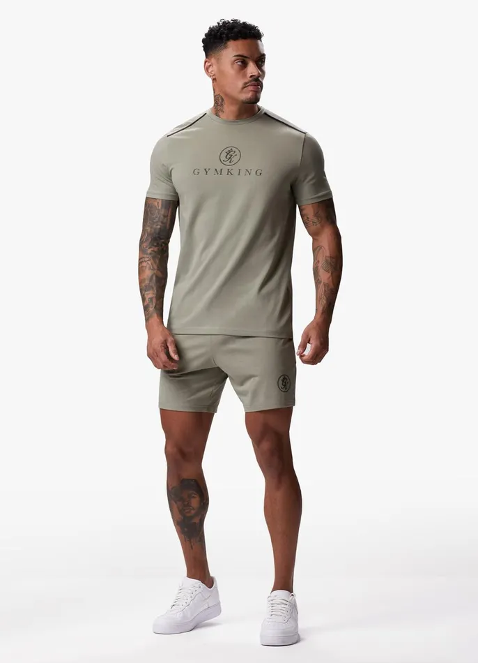 Gym King TShirts Men Pro Logo Tee V2 8211 Khaki