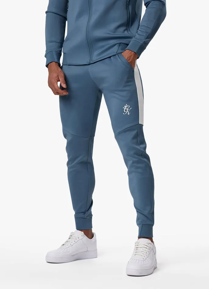 Gym King Tracksuit Bottoms Men Core Plus Poly Jogger 8211 Smoke Blue