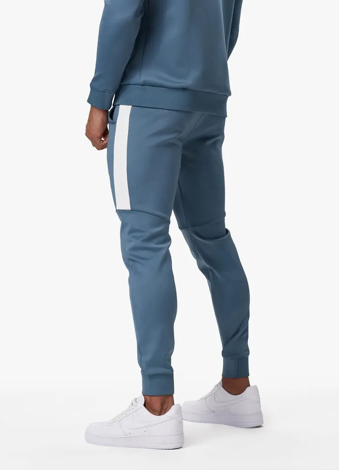 Gym King Tracksuit Bottoms Men Core Plus Poly Jogger 8211 Smoke Blue