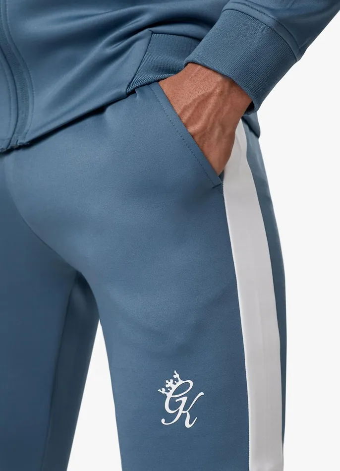 Gym King Tracksuit Bottoms Men Core Plus Poly Jogger 8211 Smoke Blue