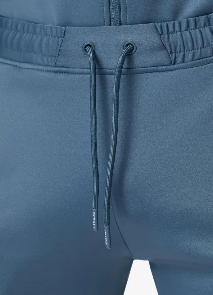 Gym King Tracksuit Bottoms Men Core Plus Poly Jogger 8211 Smoke Blue