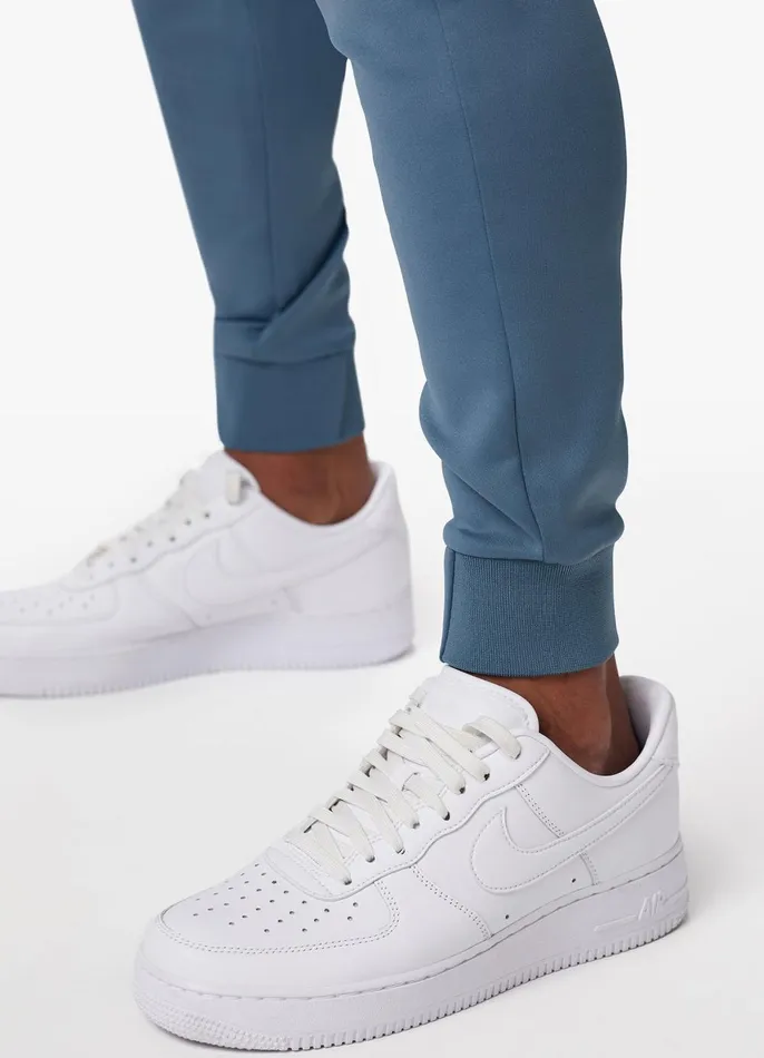 Gym King Tracksuit Bottoms Men Core Plus Poly Jogger 8211 Smoke Blue