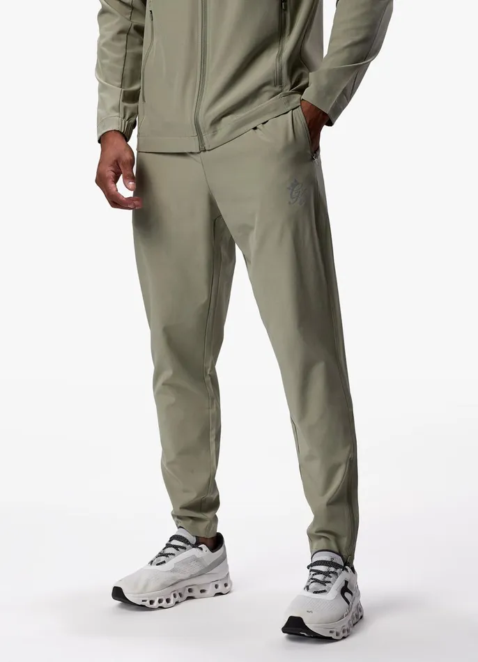 Gym King Tracksuit Bottoms Men Flex Woven Tracksuit Bottom 8211 Soft Khaki