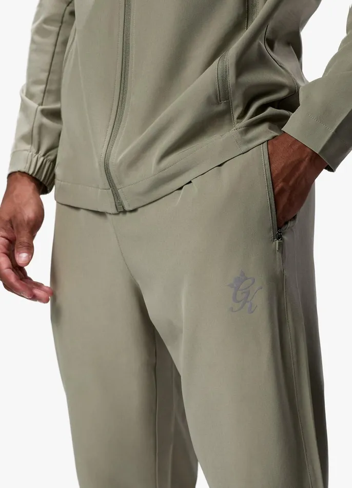 Gym King Tracksuit Bottoms Men Flex Woven Tracksuit Bottom 8211 Soft Khaki