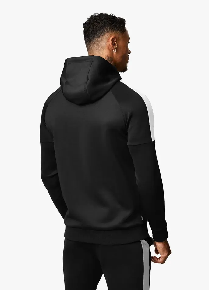 Gym King Tracksuit Tops Men Core Plus Poly FZ Hood 8211 Black