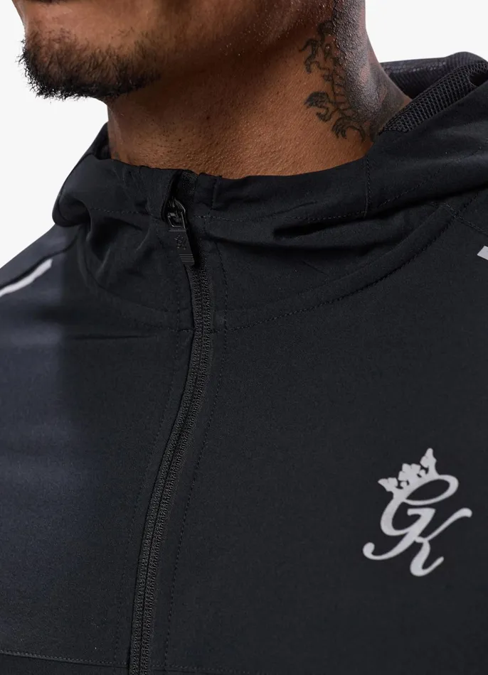 Gym King Tracksuit Tops Men Flex Woven Tracksuit Top 8211 Black
