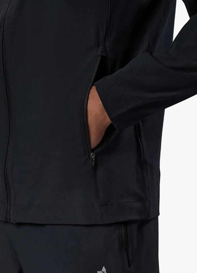 Gym King Tracksuit Tops Men Flex Woven Tracksuit Top 8211 Black