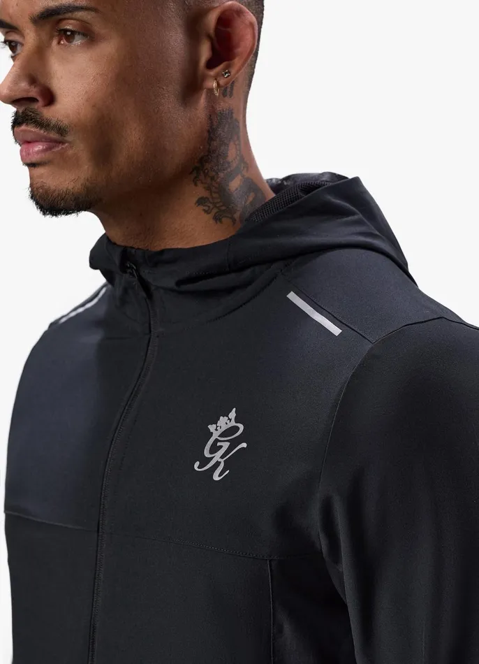 Gym King Tracksuit Tops Men Flex Woven Tracksuit Top 8211 Black