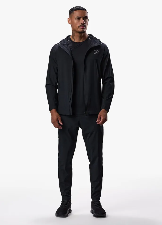 Gym King Tracksuit Tops Men Flex Woven Tracksuit Top 8211 Black