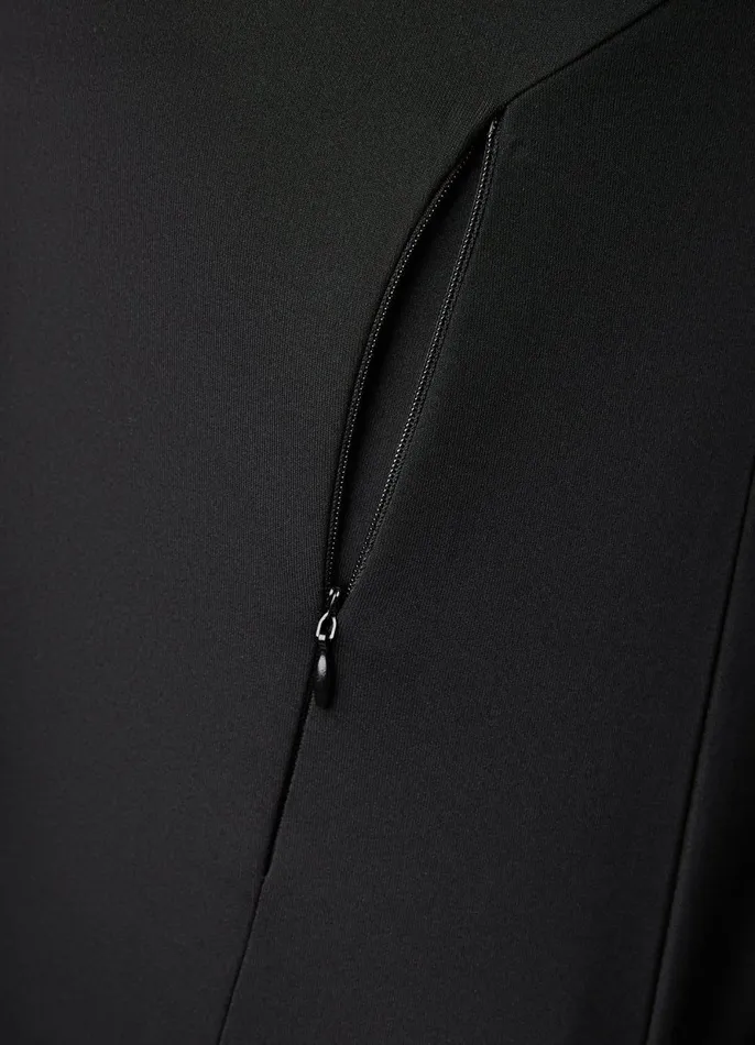 Gym King Tracksuit Tops Men Full Zip Poly Hood 8211 BlackGold