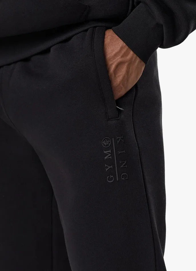 Gym King Tracksuits Men Division Crew Tracksuit 8211 Black