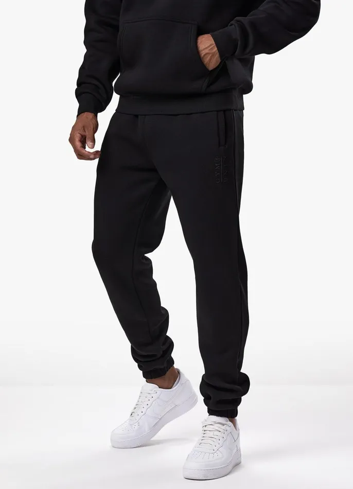 Gym King Tracksuits Men Division Crew Tracksuit 8211 Black
