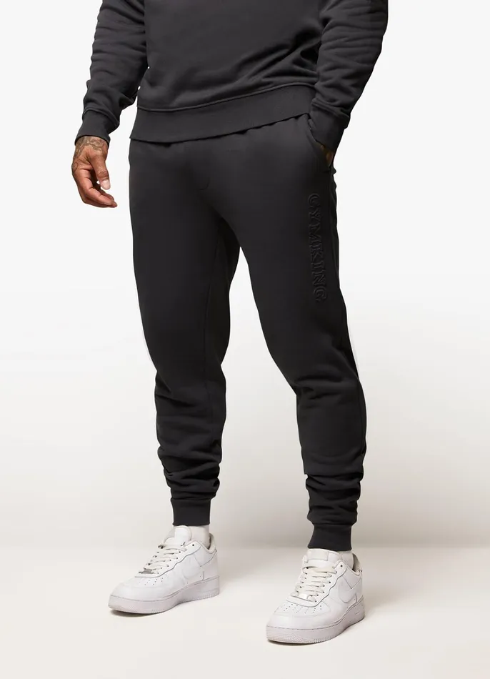 Gym King Tracksuits Men Eclipse Embossed Tracksuit 8211 Pewter