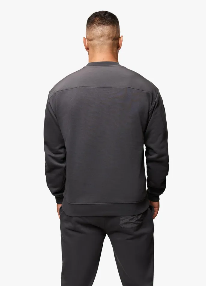 Gym King Tracksuits Men Eclipse Embossed Tracksuit 8211 Pewter