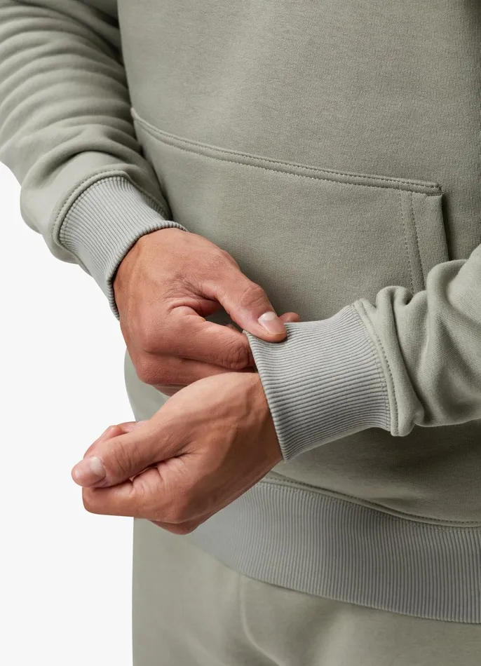 Gym King Tracksuits Men Fundamental Fleece Hood Tracksuit 8211 Soft Khaki