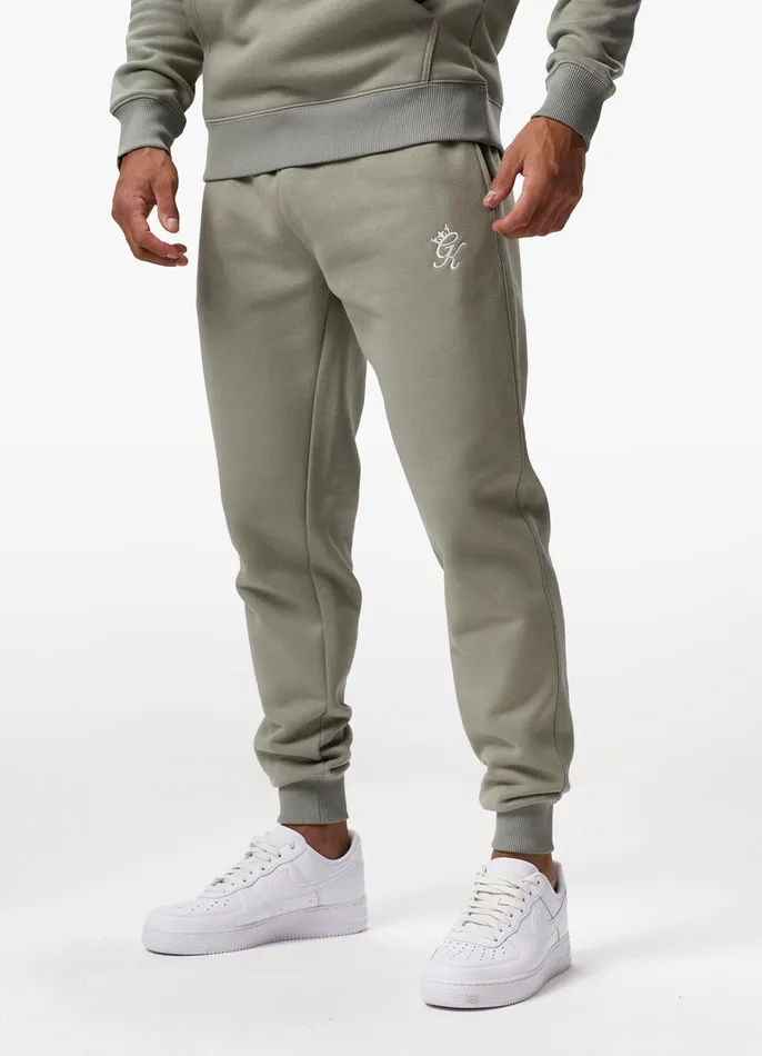 Gym King Tracksuits Men Fundamental Fleece Hood Tracksuit 8211 Soft Khaki