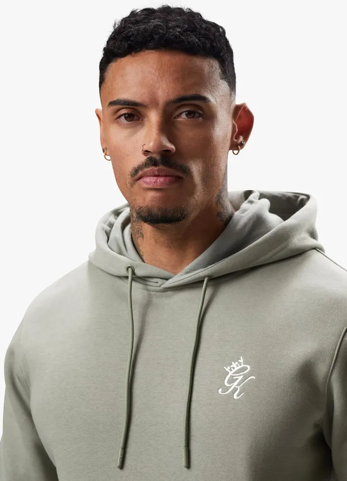 Gym King Tracksuits Men Fundamental Fleece Hood Tracksuit 8211 Soft Khaki