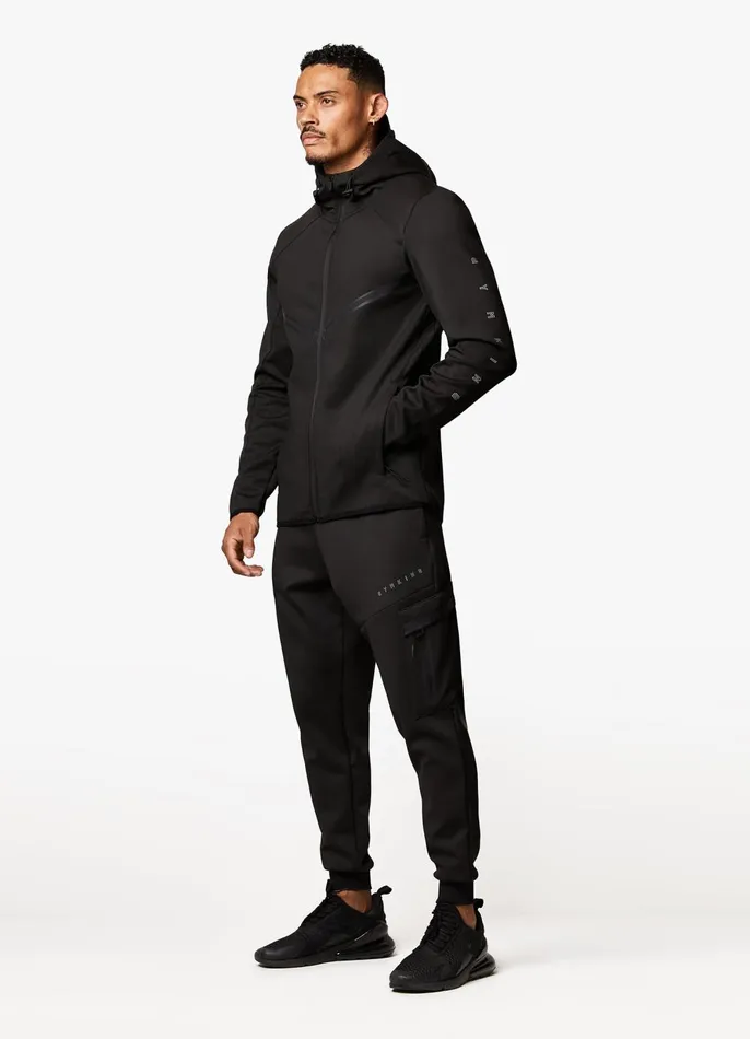 Gym King Tracksuits Men Stealth Tech Tracksuit 8211 Black