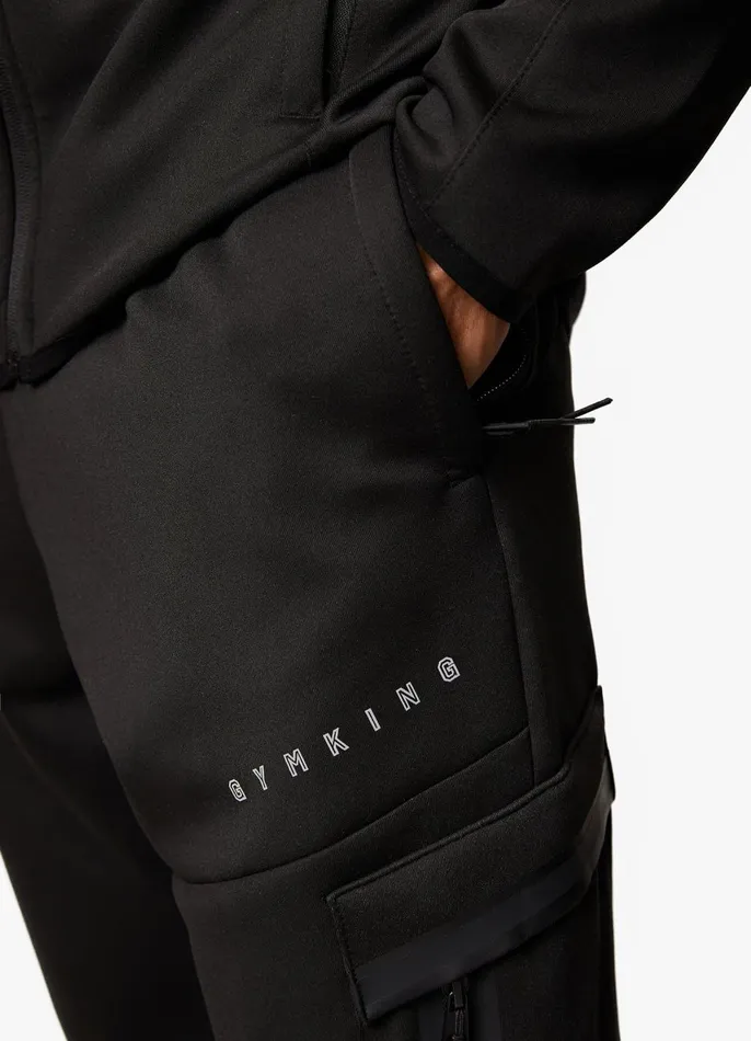 Gym King Tracksuits Men Stealth Tech Tracksuit 8211 Black