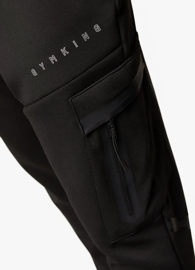 Gym King Tracksuits Men Stealth Tech Tracksuit 8211 Black