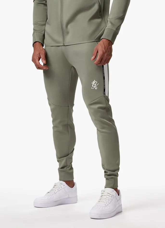 Gym King Tracksuits Men Taped Core Plus Tracksuit 8211 Soft Khaki