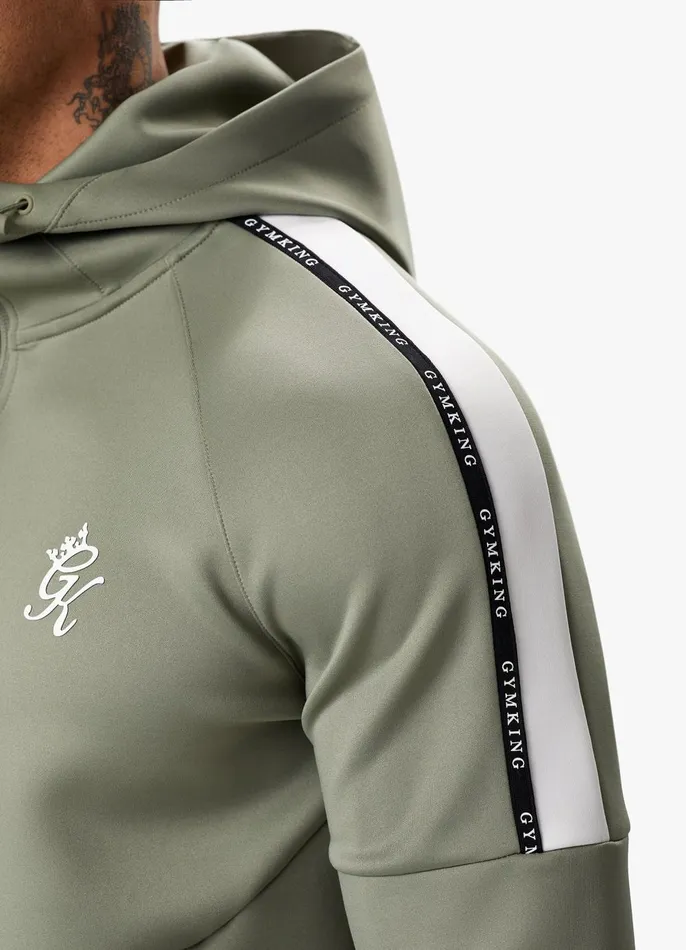 Gym King Tracksuits Men Taped Core Plus Tracksuit 8211 Soft Khaki