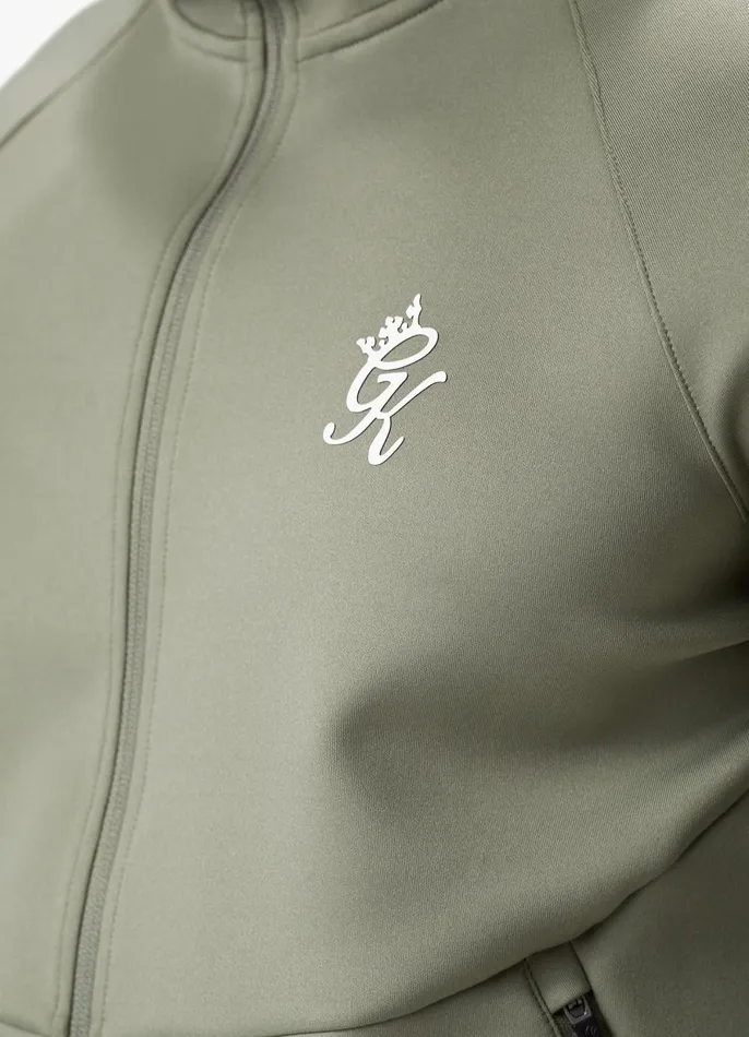 Gym King Tracksuits Men Taped Core Plus Tracksuit 8211 Soft Khaki
