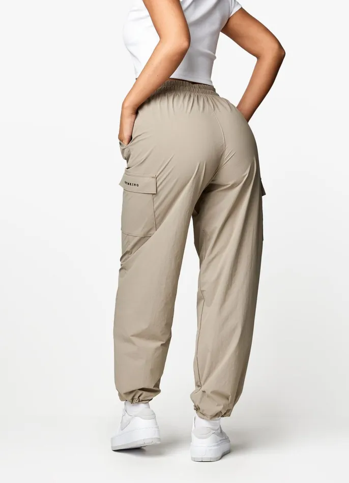 Gym King Tracksuits Women Utility Woven Tracksuit 8211 Mocha