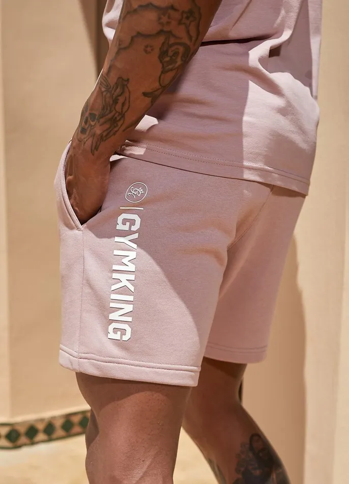 Gym King Twin Sets Men Aventus Short 8211 Dusky Pink