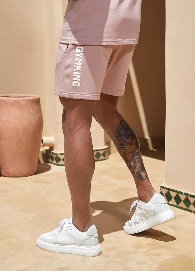 Gym King Twin Sets Men Aventus Short 8211 Dusky Pink