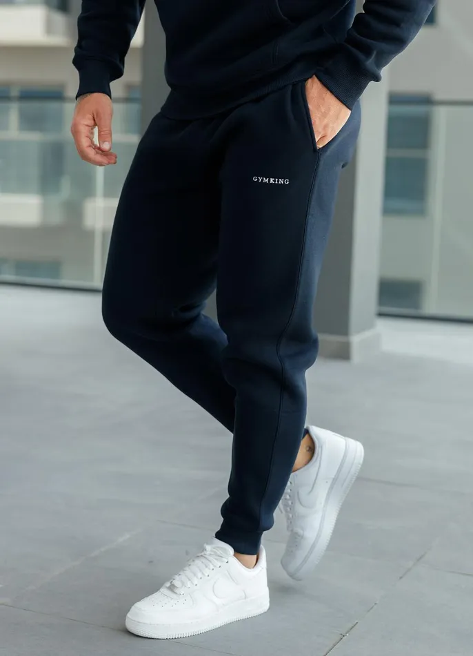 Gym King Twin Sets Men Linear Fundamental Jogger 8211 Navy