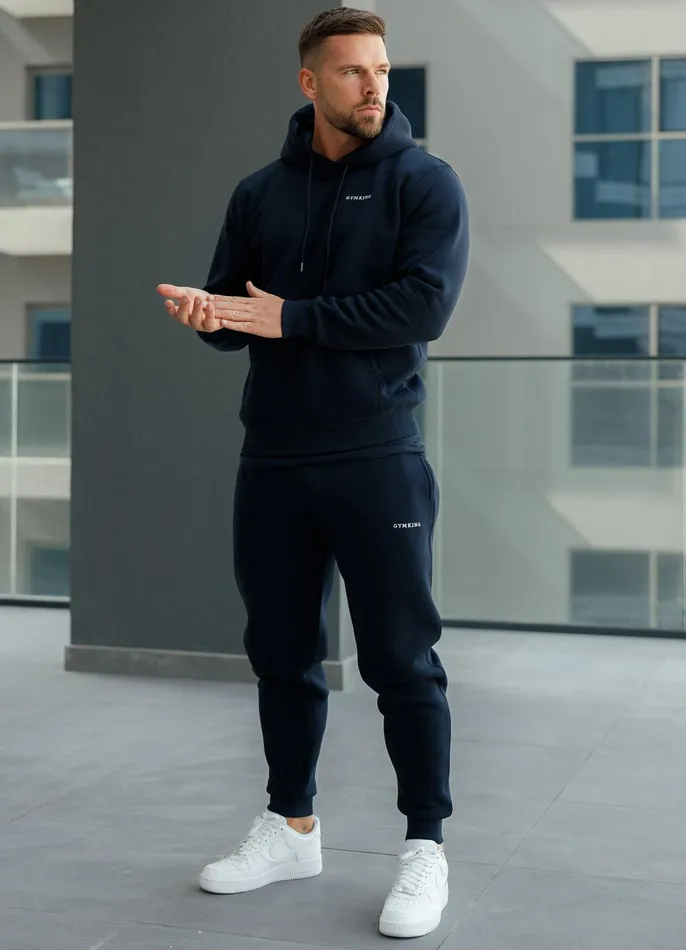Gym King Twin Sets Men Linear Fundamental Jogger 8211 Navy