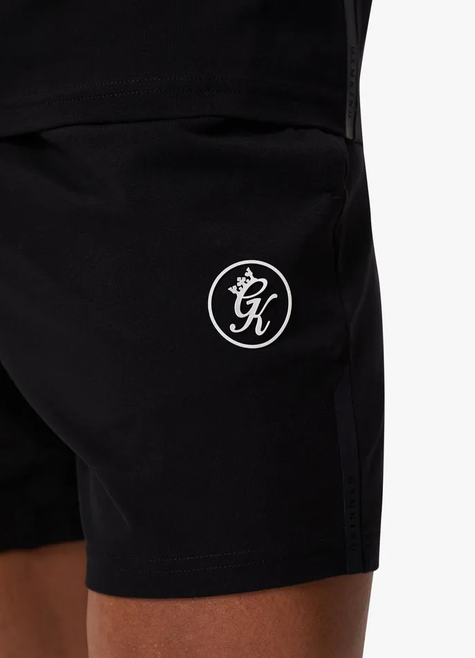 Gym King Twin Sets Men Pro Logo Jersey Short 8211 Black