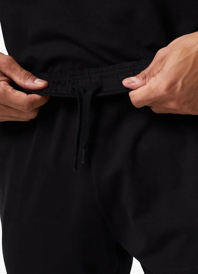Gym King Twin Sets Men Pro Logo Jersey Short 8211 Black