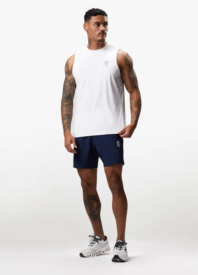 Gym King Vests Men Energy Vest 8211 White