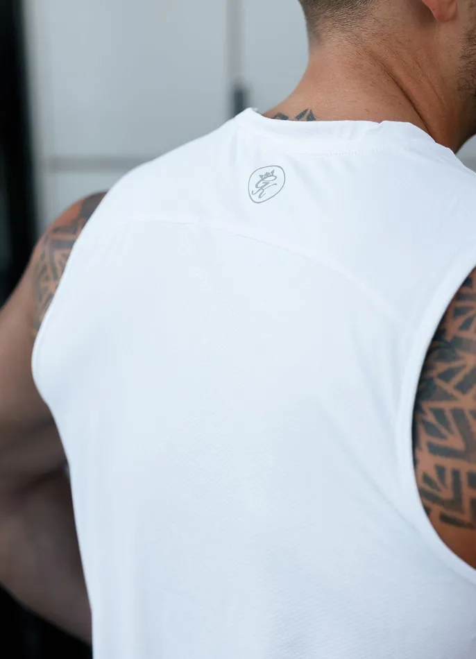 Gym King Vests Men Energy Vest 8211 White