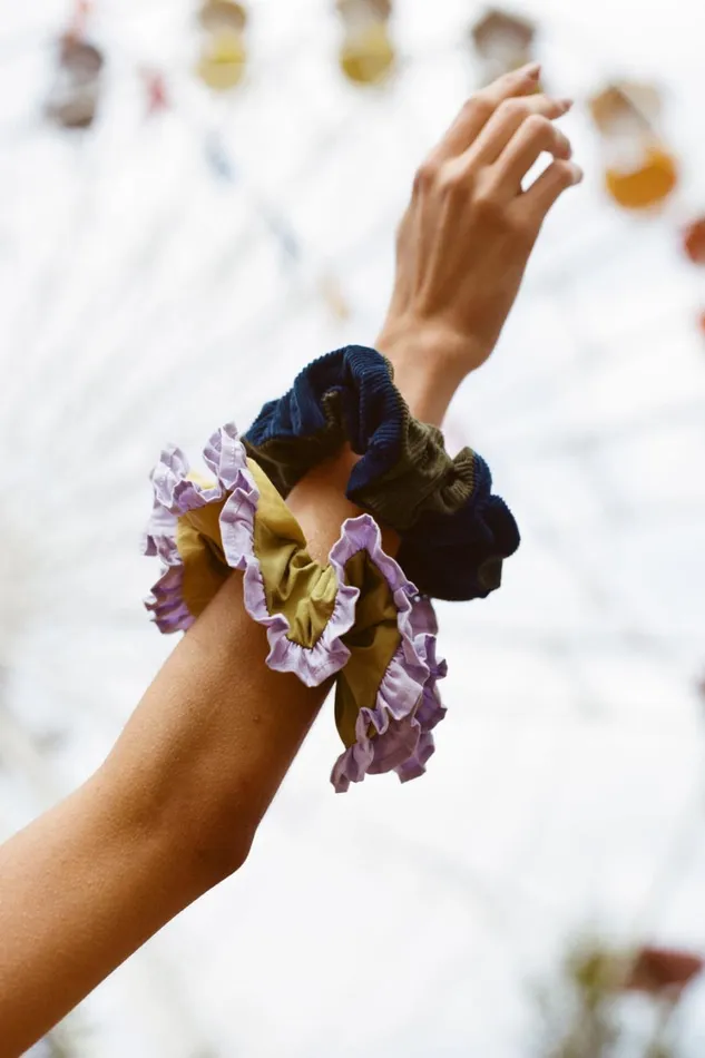 Hair Scrunchie Corduroy Shop LF Markey Headwear