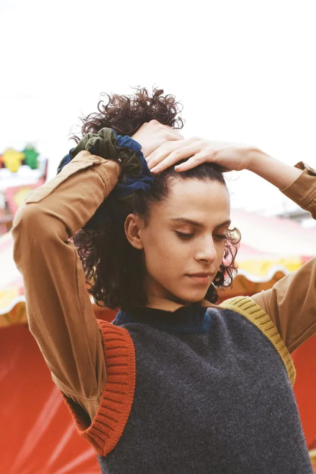 Hair Scrunchie Corduroy Shop LF Markey Headwear