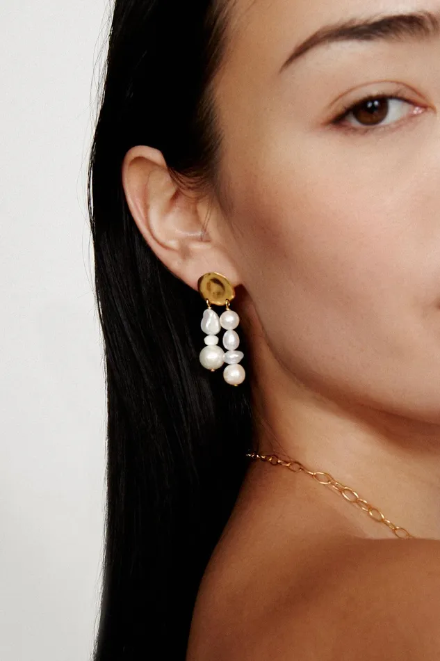Harmony Earrings White Pearl Mix Women Chan Luu Earrings