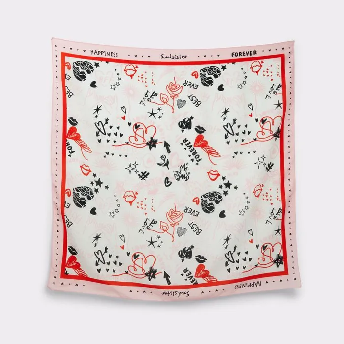 Hats Scarves and Gloves Women ALDO Loveprints Scarf