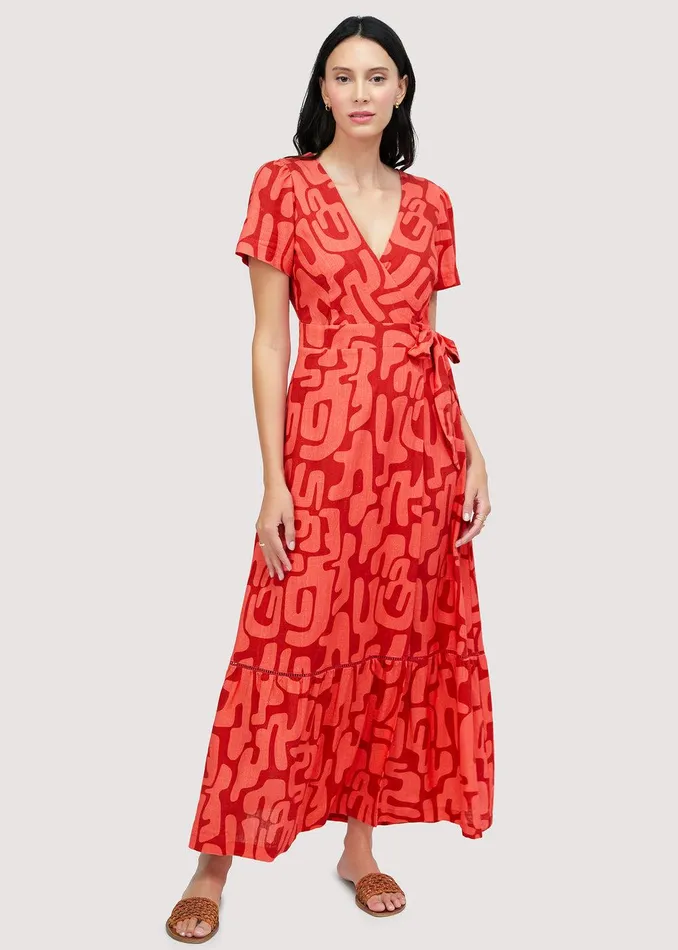 Heat Wave Maxi Dress Redmulti Women Lost Wander Dresses