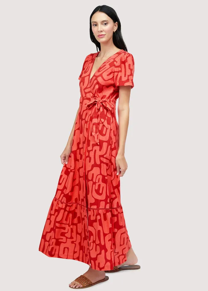 Heat Wave Maxi Dress Redmulti Women Lost Wander Dresses