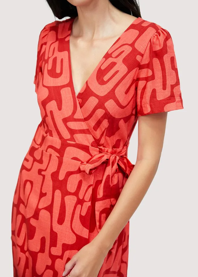 Heat Wave Maxi Dress Redmulti Women Lost Wander Dresses