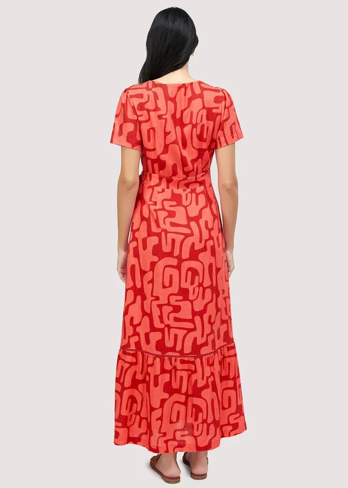 Heat Wave Maxi Dress Redmulti Women Lost Wander Dresses