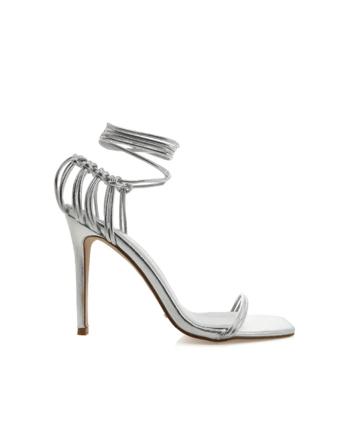 Heels Billini Stiletto Heels GRACEY SILVER METALLIC