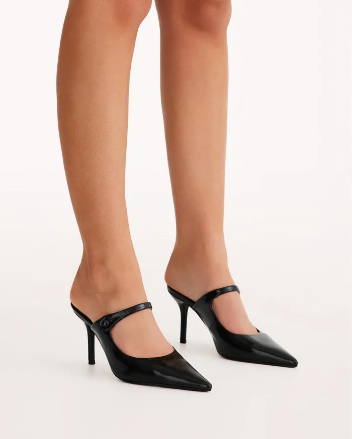 Heels Billini Stiletto Heels KALIO BLACK SHINE