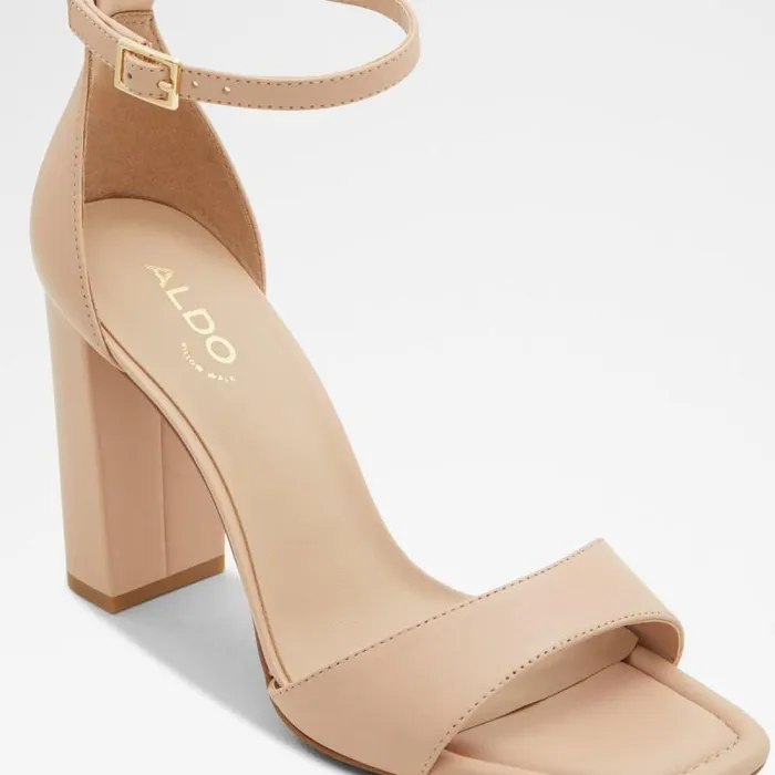 Heels Women ALDO Enaegyn Ankle Strap Heeled Sandal 8211 Block Heel